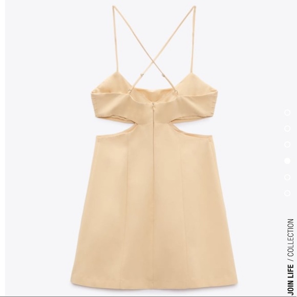NEW Zara linen cut out dress - Picture 5 of 7